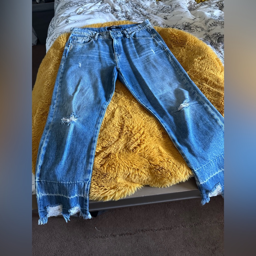 Hudson Jeans Blue Straight Leg Denim